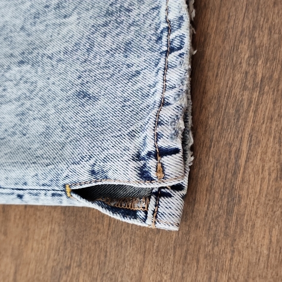 Free People We The Free Stone Wash Distressed High Rise Straight Leg Jeans Sz 28 - Picture 4 of 13